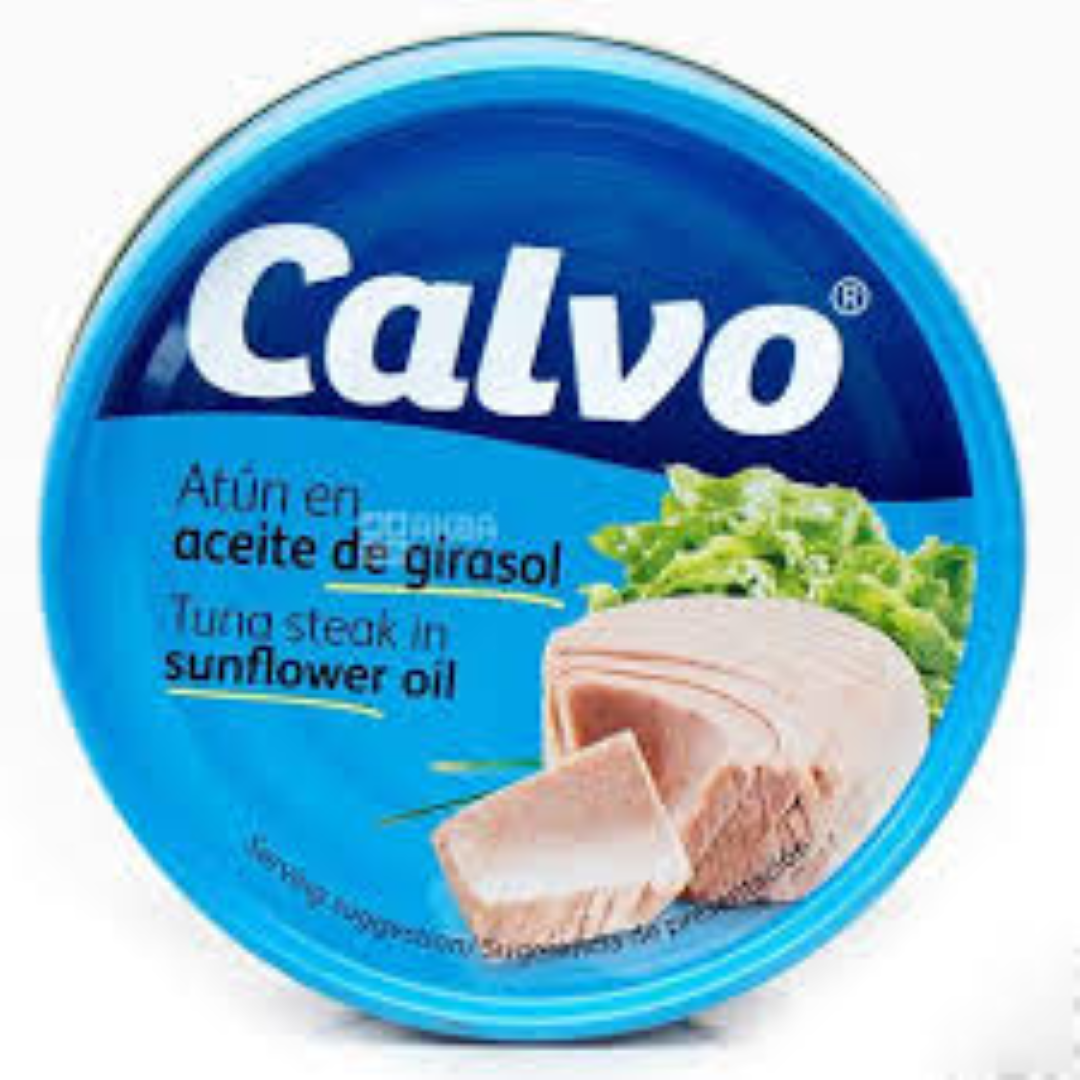 CALVO TUNA IN SUNFLOWER OIL 160G